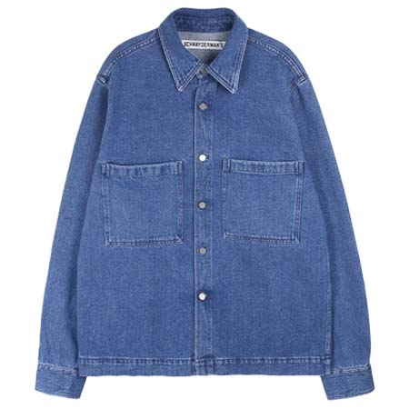 SCHNAYDERMAN’S(シュナイダーマン) OVERSHIRT WORKWEAR DENIM / Washed Blue
