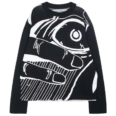 SCHNAYDERMAN’S(シュナイダーマン) MANGA SWEATER / Black & White
