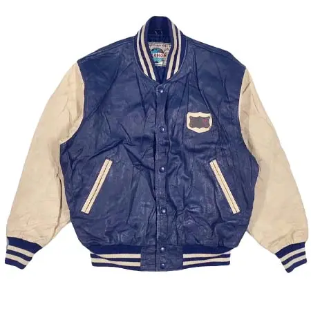 SEAHOP(シーホップ) Vintage Sea Hop Varsity Leather Jacket