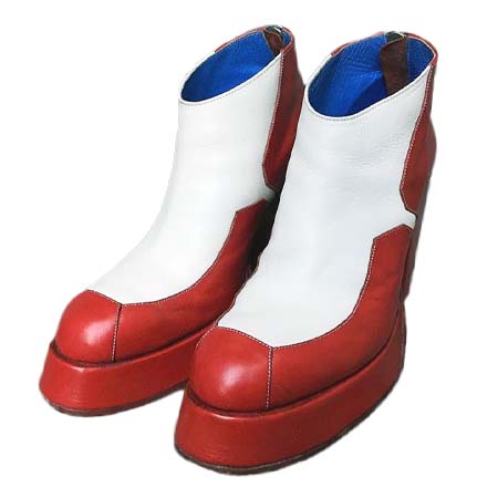 SHINYA YAMAGUCHI(シンヤヤマグチ) ロングトールマリー 切替デザインヒールブーツ