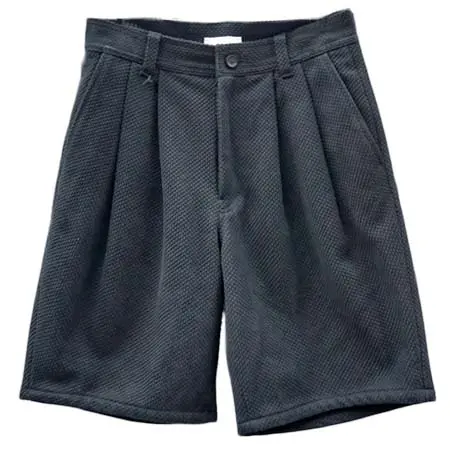 SHINYA YAMAGUCHI(シンヤヤマグチ) 刺し子織バギーショーツ