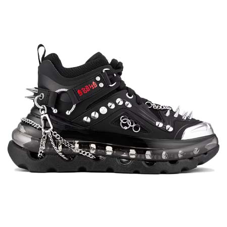 SHOES 53045(シューズゴーサンゼロヨンゴ) Bump’Air High Top Black Gothic