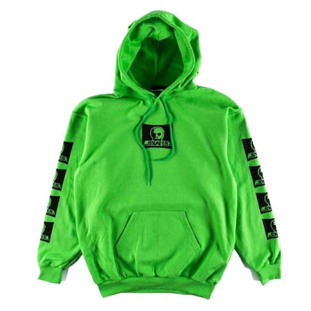 SKULL SKATES(スカルスケーツ) Skull Skates Skull Box Logo Pullover Hoody Tofino Green