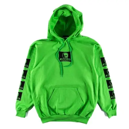 SKULL SKATES(スカルスケーツ) Skull Skates Skull Box Logo Pullover Hoody Tofino Green
