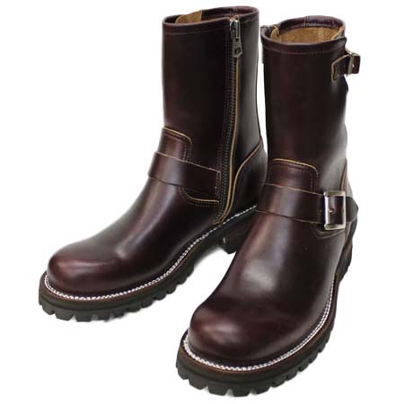 SLOW WEAR LION(スローウェアライオン) SWL[8595H]クロムエクセルレザーエンジニアブーツ ビブラムソール#100　BURGUNDY