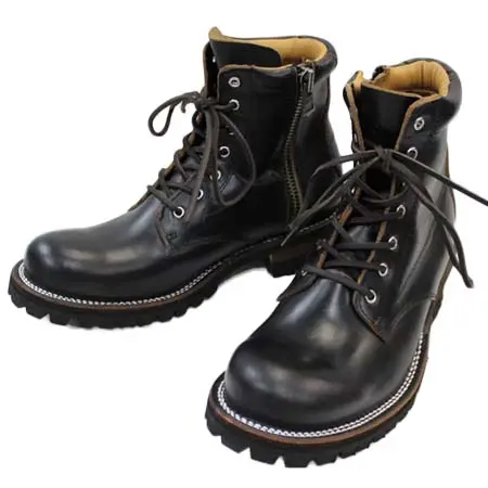 SLOW WEAR LION(スローウェアライオン) SWL[8593H]クロムエクセルレザー　ワークブーツ ビブラムソール#100 BLACK