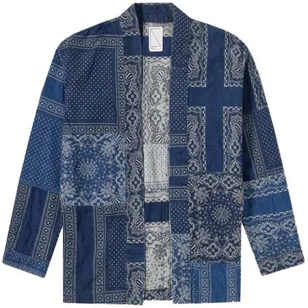 SOULIVE(ソウライブ) Bandana Ranru Denim Haori Blue