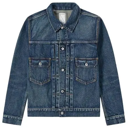 SOULIVE(ソウライブ) Damaged Denim Jacket Blue