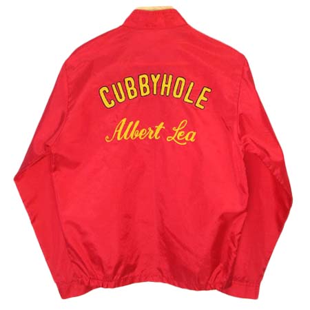 sportswear(スポーツウエアー) 70’s USA製 ビンテージ SPORTSWEAR チェーンステッチ刺繍入り ナイロンレーシングジャケット