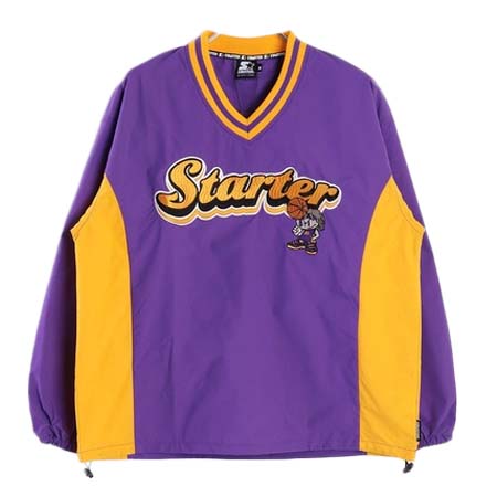 STARTER(スターター) スターボーイ ナイロン配色切替プルオーバー オーバーサイズ 長袖