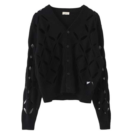 STEFAN COOKE(ステファンクック) Slashed cardigan