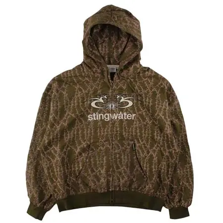 Stingwater(スティングウォーター) Stingwater Thorn Zip Up Hoodie[Green]