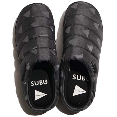 SUBU(スブ) SUBU x and wander triangle JQ permanent sandal gray