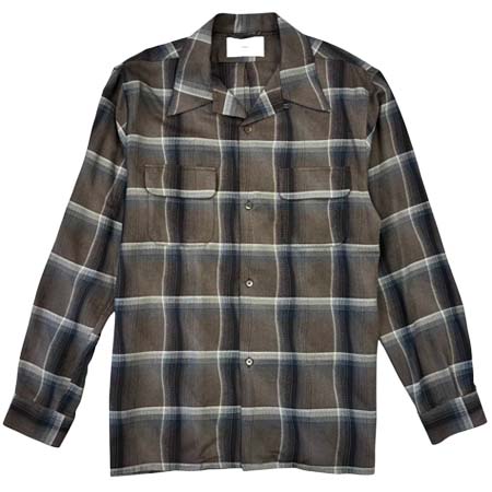 SUGARHILL(シュガーヒル) OMBRE PLAID POEN COLLAR SHIRTS