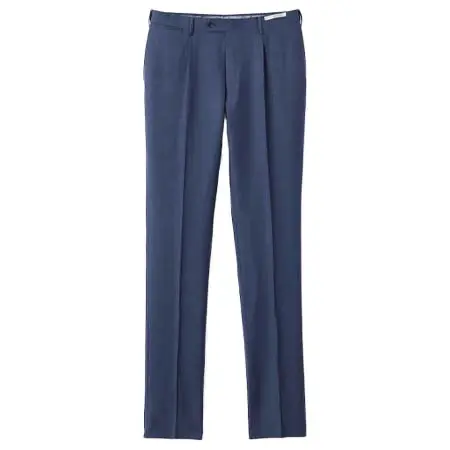 SUIT SELECT(スーツセレクト) [CLASSICO TAPERED] ウール 1タックテーパードパンツ/ネイビー/ウエストムーブ