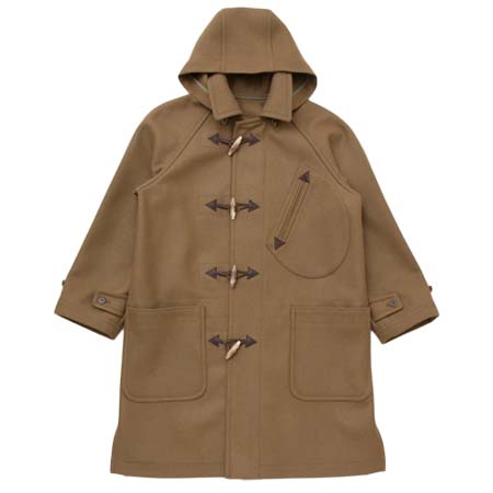 SUN/kakke(サンカッケー) “GRANGE -Joshua Ellis Duffle Coat-“(CAMEL)