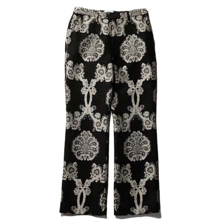 superNova.(スーパーノヴァ) Flare fit utility trouser – Velvet jacquard SN-492A