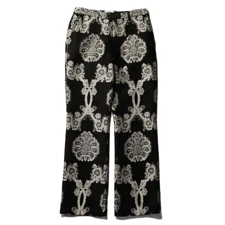 superNova.(スーパーノヴァ) Flare fit utility trouser – Velvet jacquard SN-492A