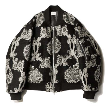 superNova.(スーパーノヴァ) MA-1 Flight jacket – Velvet jacquard SN-488A