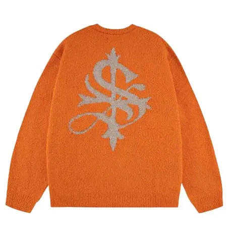 SUPPLIER(サプライヤー) Glitter Cross Shaggy Knit