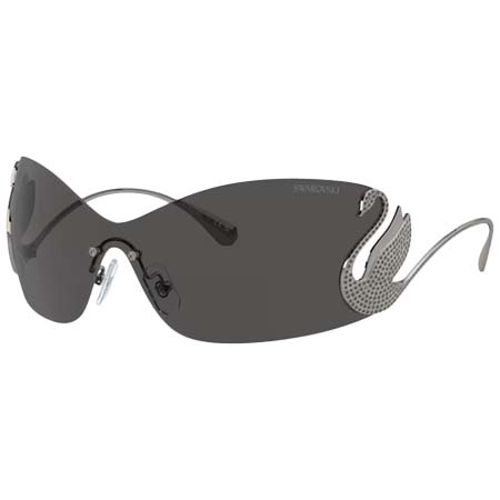 Swarovski(スワロフスキー) サングラス マスク, スワン, SK7020, グレー