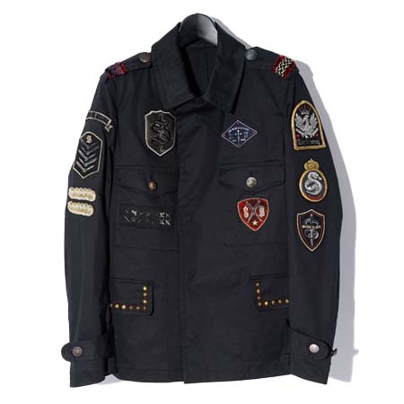 SWITCHBLADE(スイッチブレード) PATCHED ADMIRAL JACKET BLACK