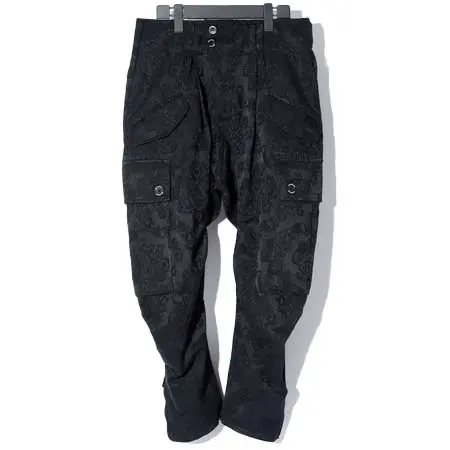 SWITCHBLADE(スイッチブレード) JACQUARD TAPERED RIDING PT BLACK