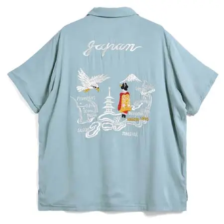 TAION(タイオン) ノンダウン ジャパンスペシャル リバーシブル スカシャツ-ハーフスリーブ