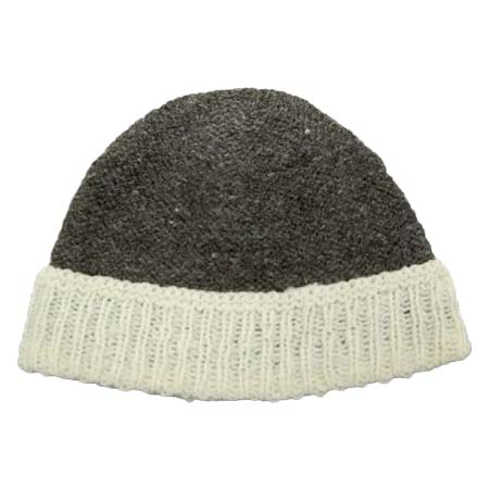 TATAMIZE(タタミゼ) HAND MADE KNIT CAP BROWN