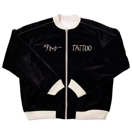 TATTOO STUDIO YAMADA(タトゥースタジオヤマダ) TSY ORIGINAL SOUVENIR JACKET BLACK×PINK