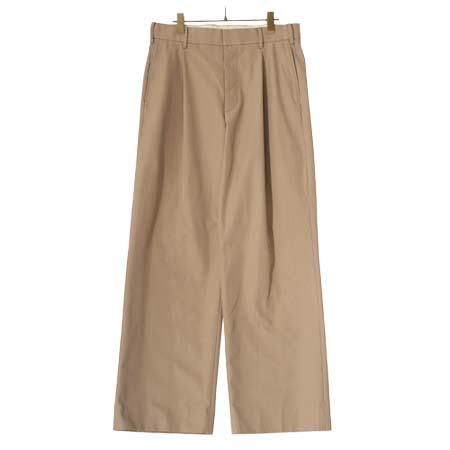The CLASIK(ザクラシック) WIDE LEG TROUSER – COTTON GABADINE –