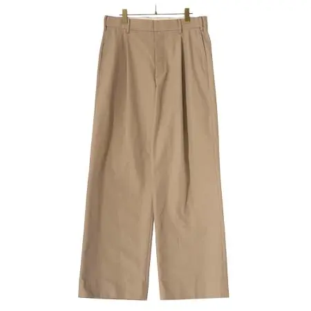 The CLASIK(ザクラシック) WIDE LEG TROUSER – COTTON GABADINE –