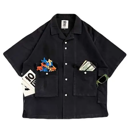 TENBOX(テンボックス) Drug dealer shirt Oxford Heart