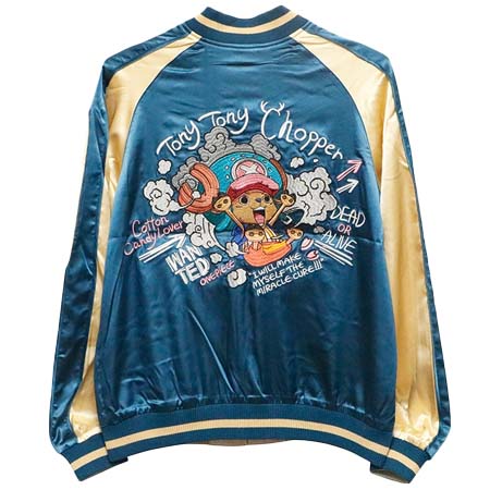 TEN STRIKE(テンストライク) ONE PIECE チョッパー 刺繍 リバーシブル スカジャン