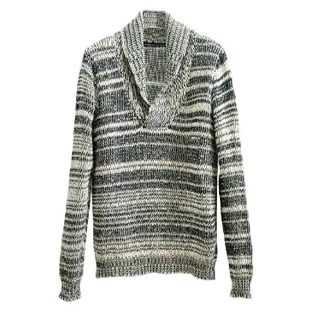 the essence FRANK LEDER(ジエッセンスフランクリーダー) RANDOM KNITTED SHAWL COLLAR