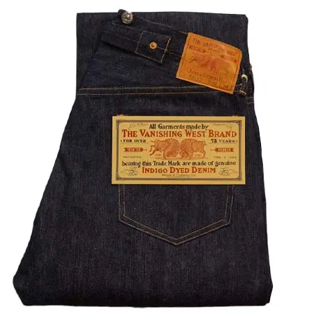 THE VANISHING WEST(バニシングウエスト) Lot 601XX 1922″ 5 POCKET OVERALLS Lot #2012020 Col 14oz INDIGO DENIM