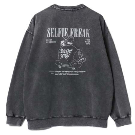 TIMELY WARNING(タイムリーワーニング) 2025SS Selfie Freak スウェット
