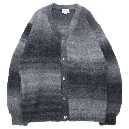 TIMELY WARNING(タイムリーワーニング) かすりブークレVカーデ