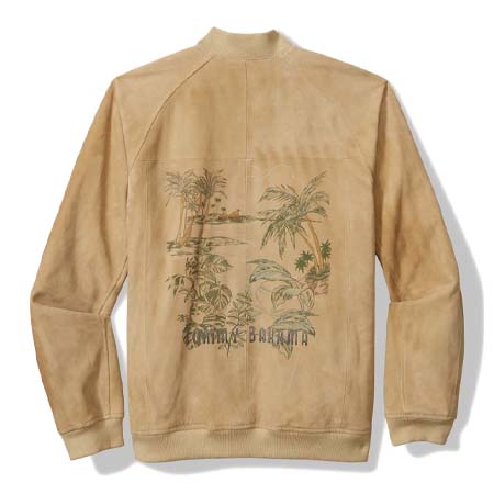 Tommy Bahama(トミーバハマ) Collector’s Series ’24 Paradise Oasis Suede Bomber Jacket