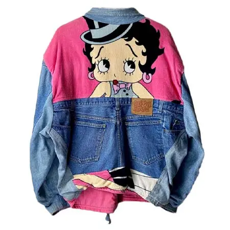 TOO CUTE(トゥーキュート) vintage 1990’s TOO CUTE re-build denim jacket “betty boop”