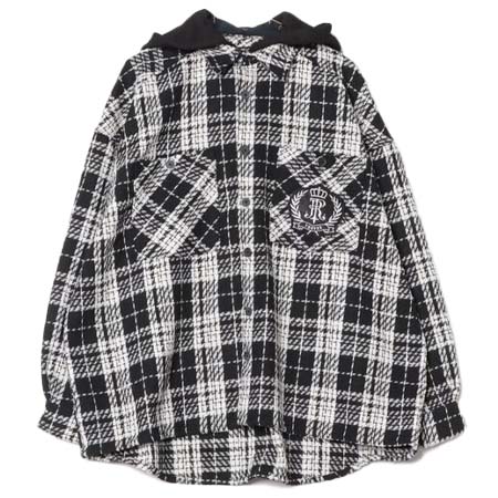 TRAVAS TOKYO(トラバストウキョウ) フード付きチェックシャツ