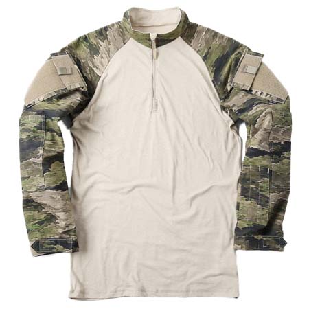 TRU-SPEC(トゥルースペック)  1/4 ZIP COMBAT シャツ　A-TACS iX