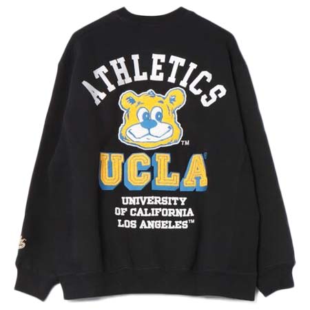 UCLA(ユーシーエルエー) 刺繍ロゴ裏起毛トレーナー スウェット プルオーバー