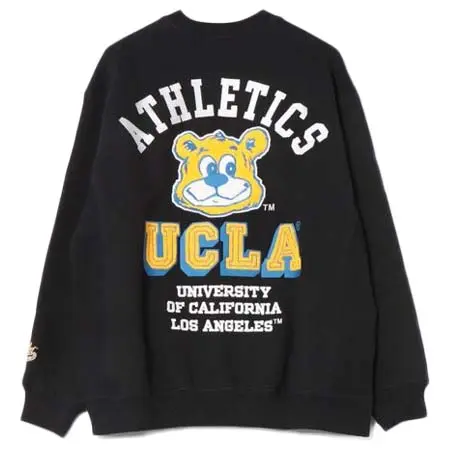 UCLA(ユーシーエルエー) 刺繍ロゴ裏起毛トレーナー スウェット プルオーバー