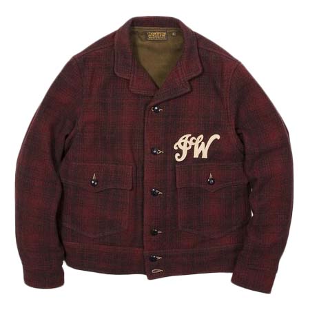 UNION SPECIAL OVERALLS(ユニオンスペシャルオーバーオールズ) Sports Jacket/”WIGWAM/”(Bordeaux × Burgundy)