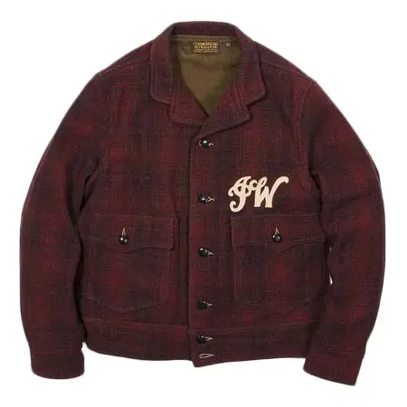 UNION SPECIAL OVERALLS(ユニオンスペシャルオーバーオールズ) Sports Jacket/”WIGWAM/”(Bordeaux × Burgundy)