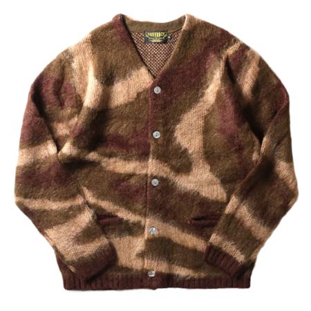 UNIVERD72(ユニバードセブンティーツー) モヘアタッチ起毛カーディガン