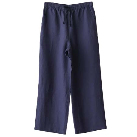 UNIVERSAL TISSU(ユニバーサルティシュ) フレンチリネンストレートPT #ネイビー