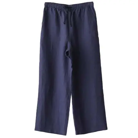 UNIVERSAL TISSU(ユニバーサルティシュ) フレンチリネンストレートPT #ネイビー