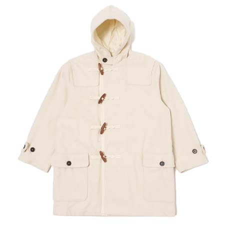 Universal Works(ユニバーサルワークス) Military Duffle Coat in Ecru Marl Mowbray
